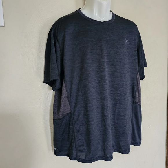 OLD NAVY ACTIVE Dark Grey Heather Short Sleeve T-Shirt Size Men's XXL - Picture 4 of 10